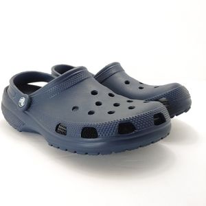 Crocs classic Navy Mens 10 womens 12